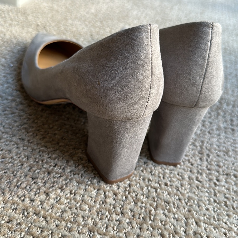 Gray Block Heels - image 4